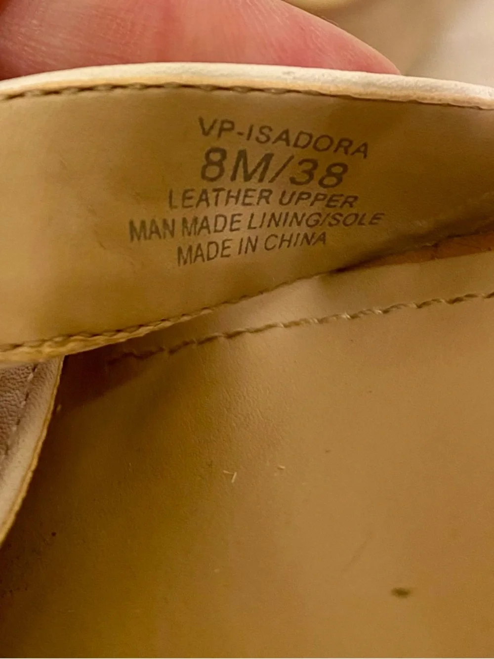 Vince Camuto Tan and White Espadrille Wedge Sandals